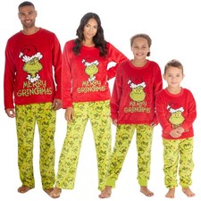 Grinch Pigiama In Fleece